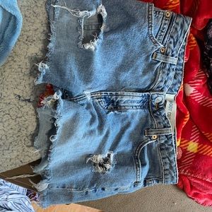 Gap jean shorts waist size 26
